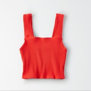 American Eagle Square Neck Tank Top